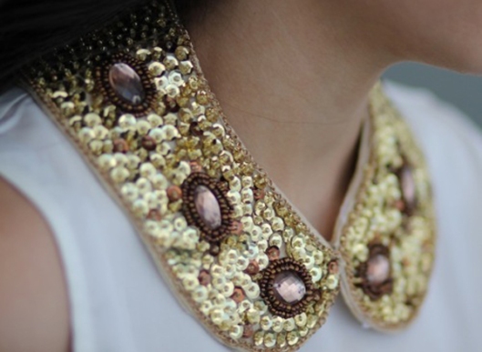       Sequin-embellished-bead-pretty-collar